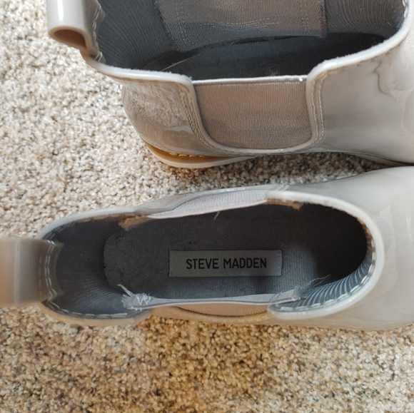 Steve Madden Puddles Grey Ankle Boots 8 - Picture 8 of 12